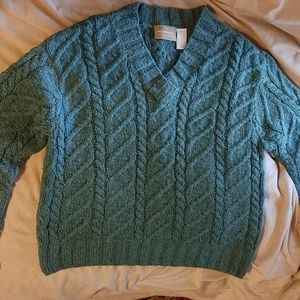 Liz Claiborne cotton/wool blend sweater